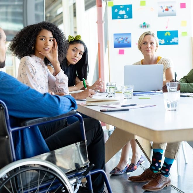 Image of: Educação corporativa para diversidade e inclusão